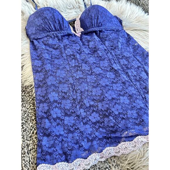 APT 9 Sexy Lingerie Lace Sheer Babydoll Mini Dress Padded Sleepwear Sz‎ XL - Picture 3 of 3